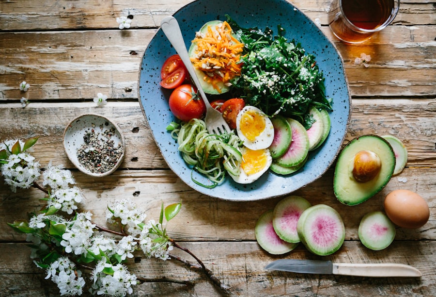 Healthy breakfast bowls